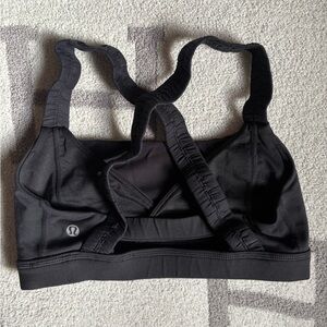 lululemon athletica Black Racerback Sports Bra